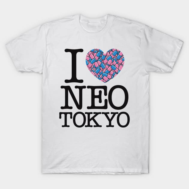 I HEART NEO TOKYO T-Shirt by DCLawrenceUK